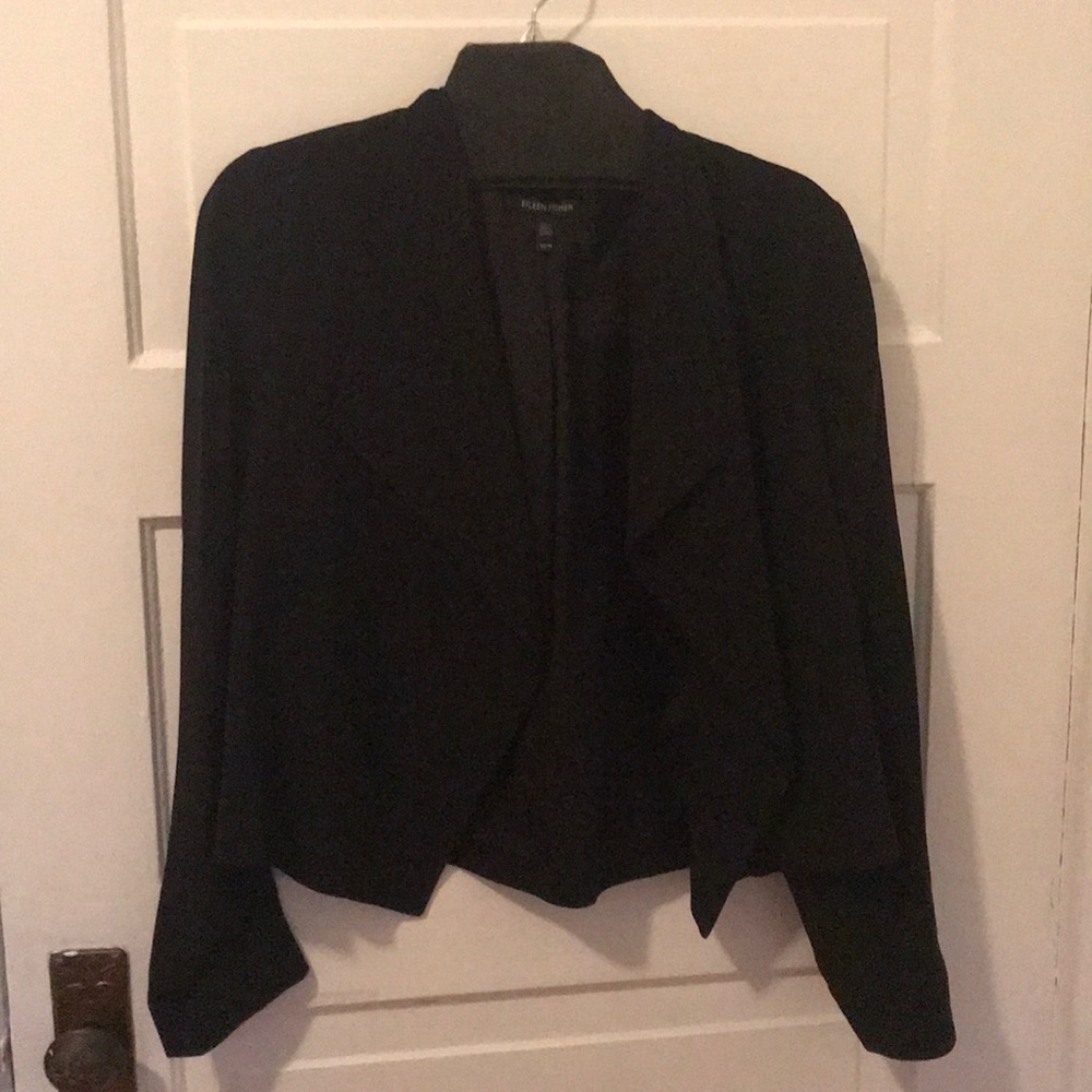 Eileen Fisher silk blazer
